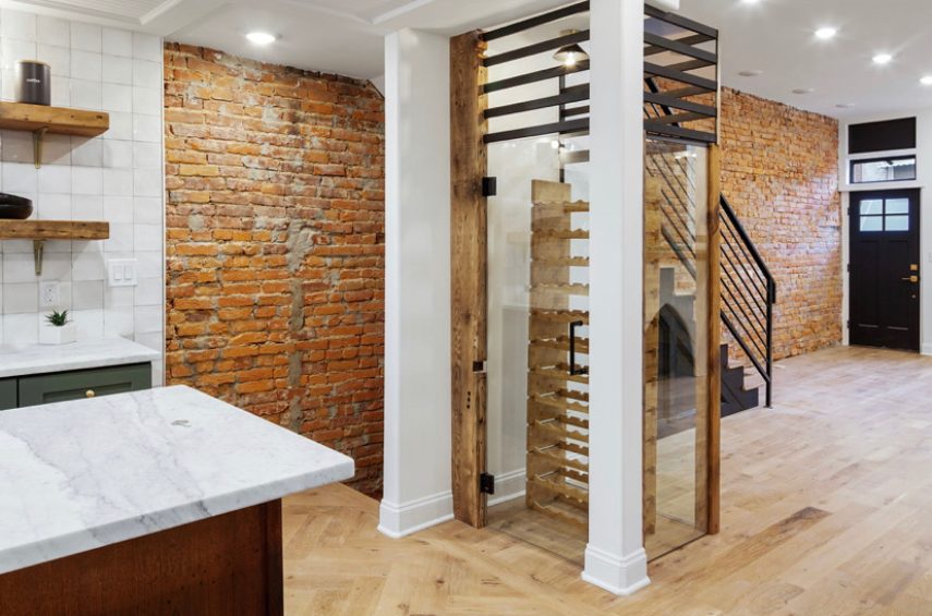 Kitchen wine cabinet